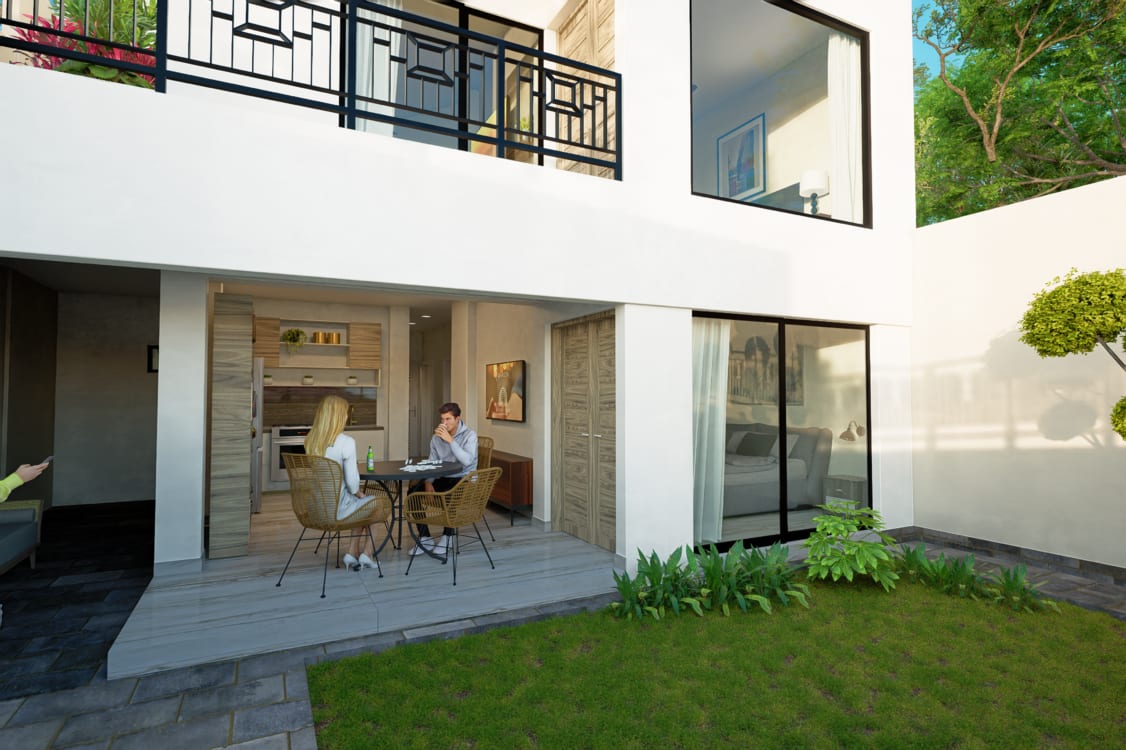 Render de la residencia